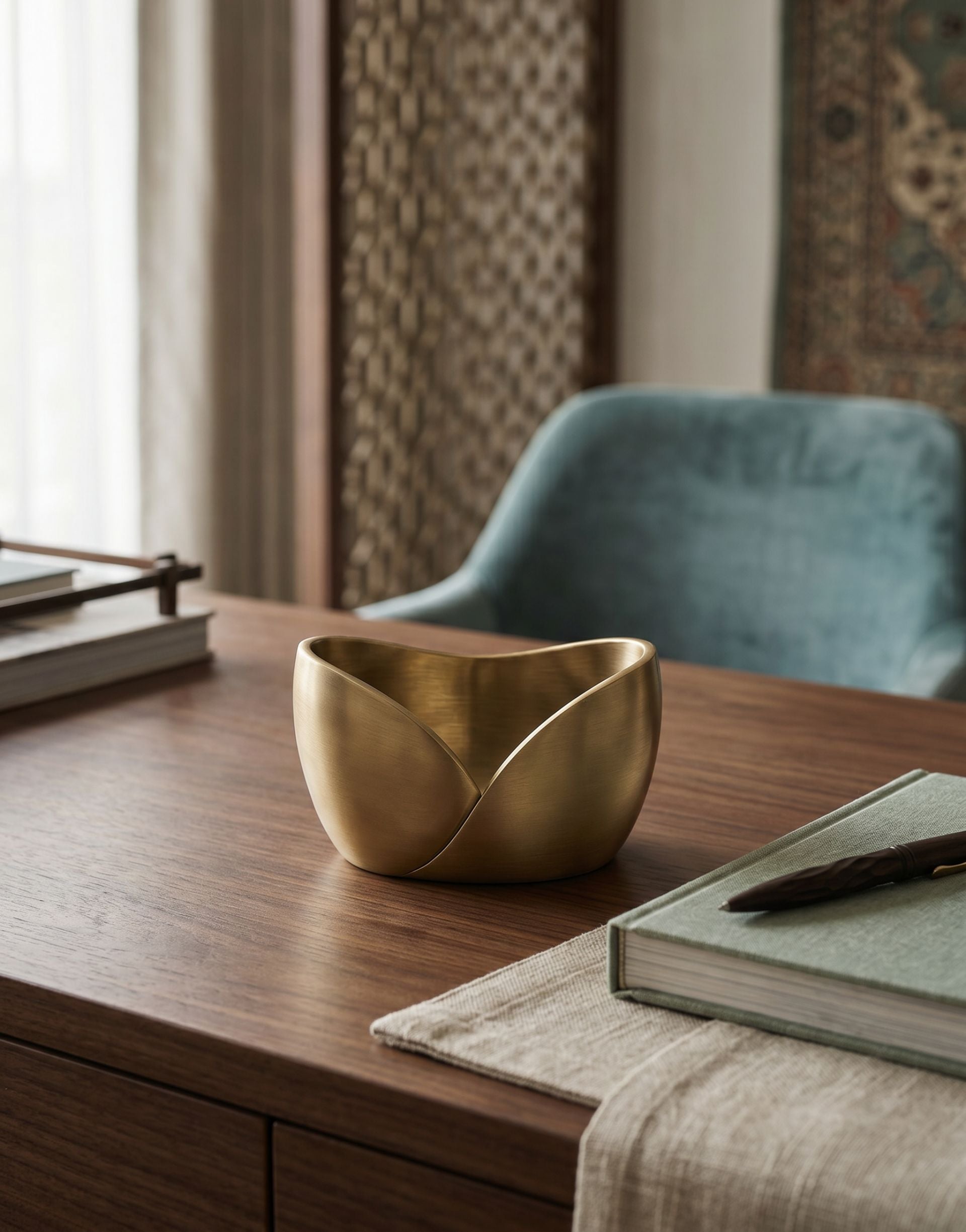 Parichay: Brass Business Card Holder