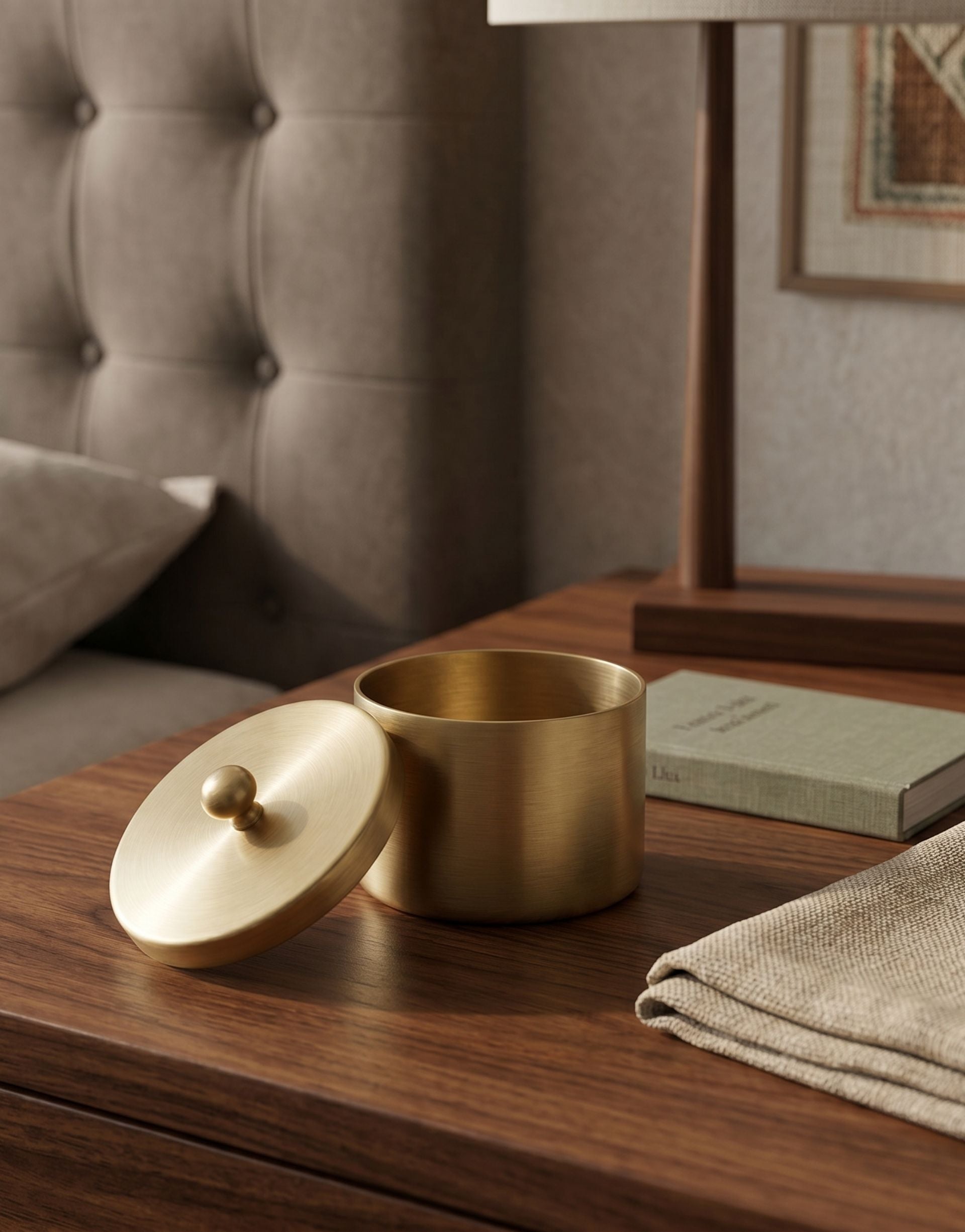 Nidhi: Brass Storage Container