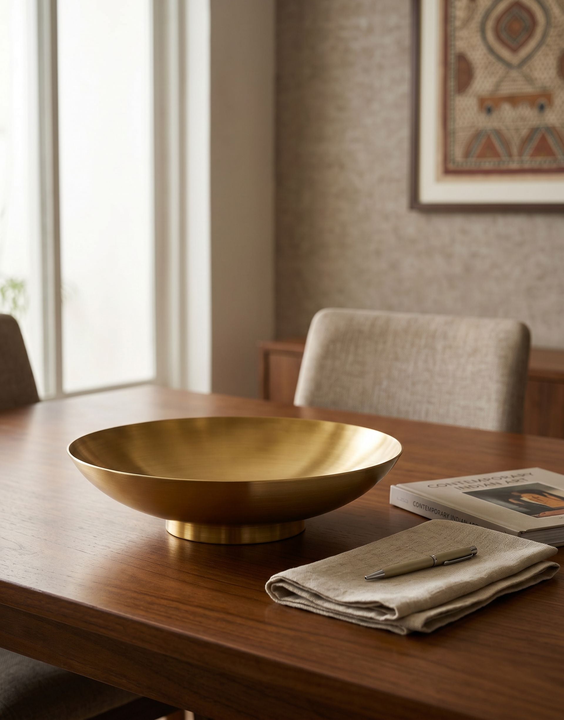 Mrida: Brass Fruit Bowl