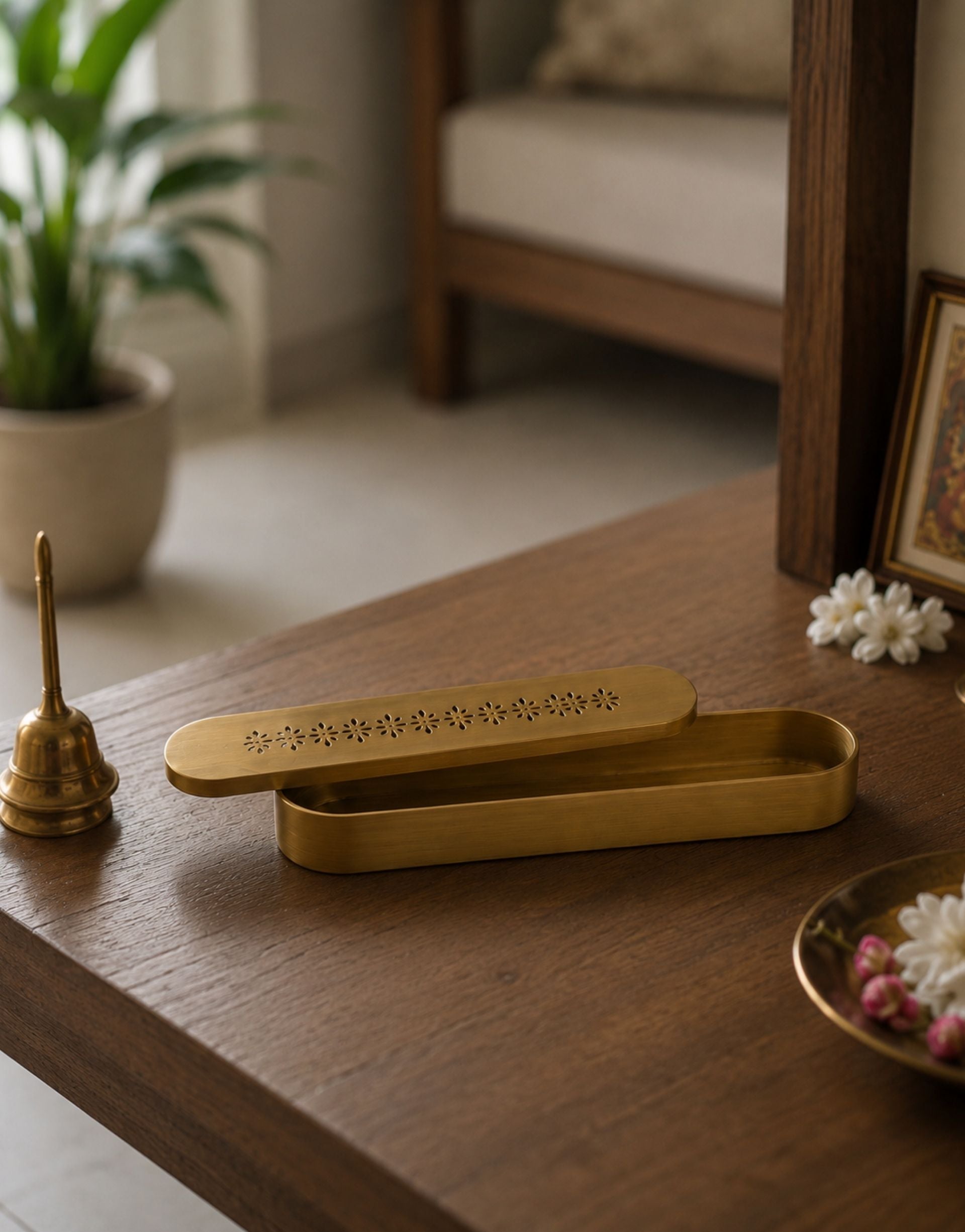 Petika: Brass Incense Storage