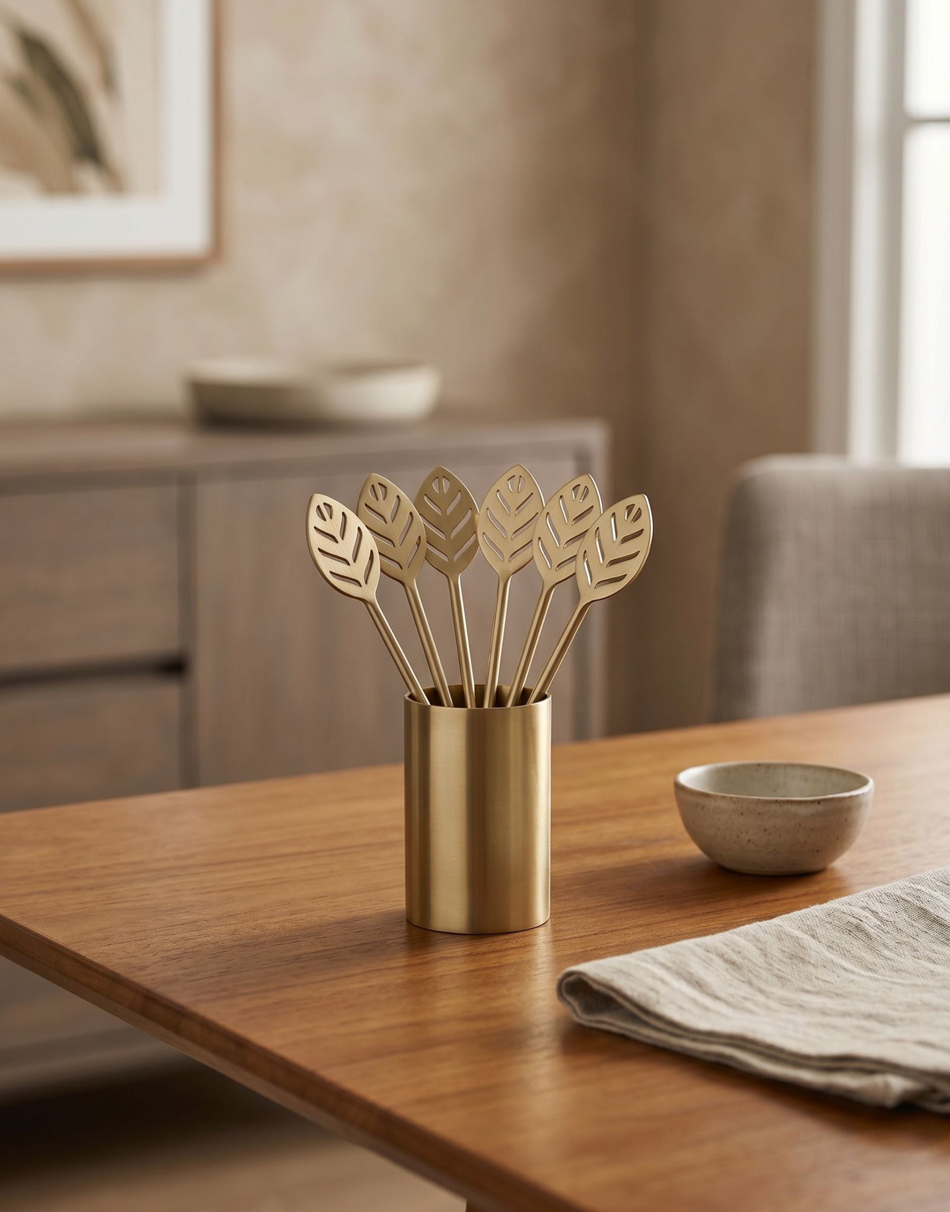 Manthan: Brass Drinks Stirrer