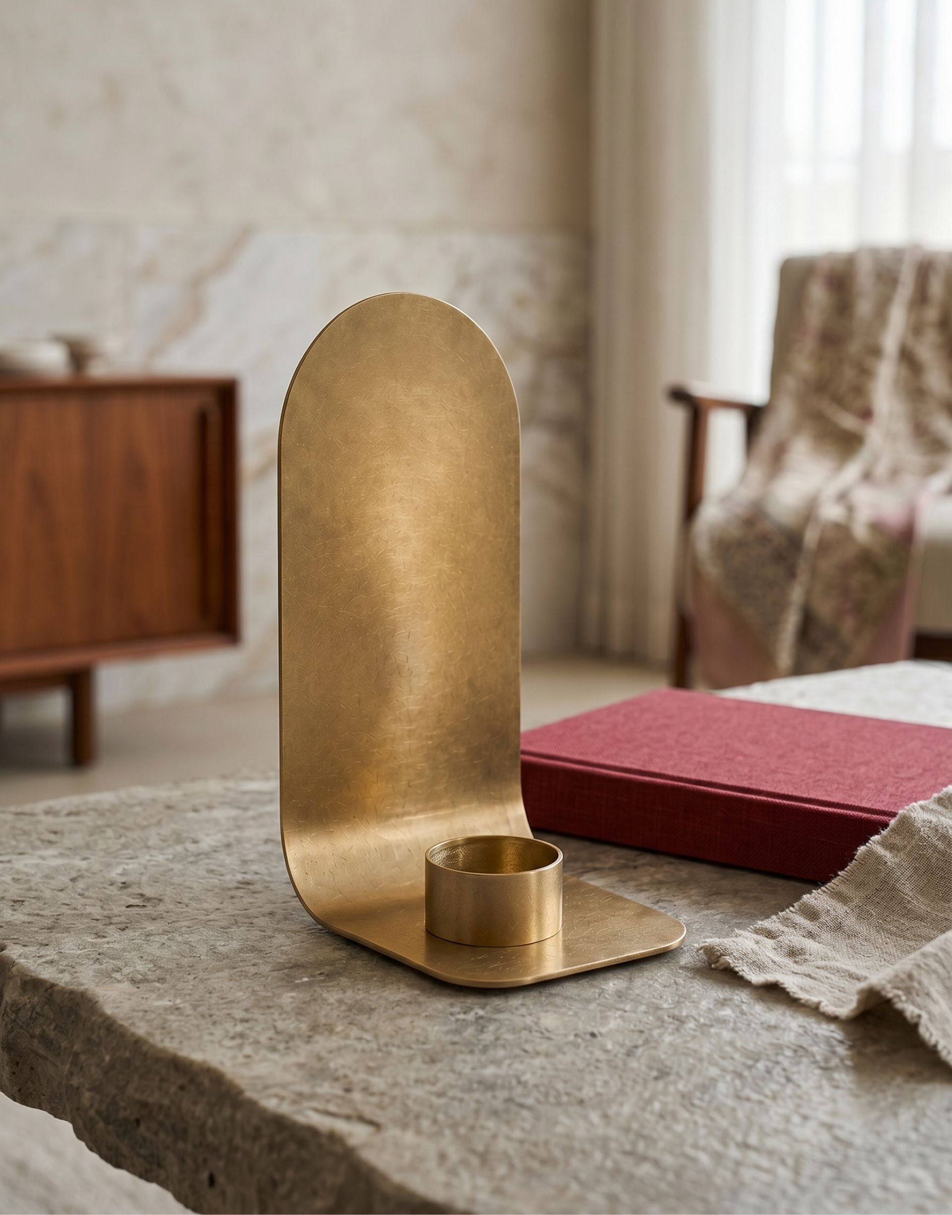 Maya: Brass Candle Shadow Stand