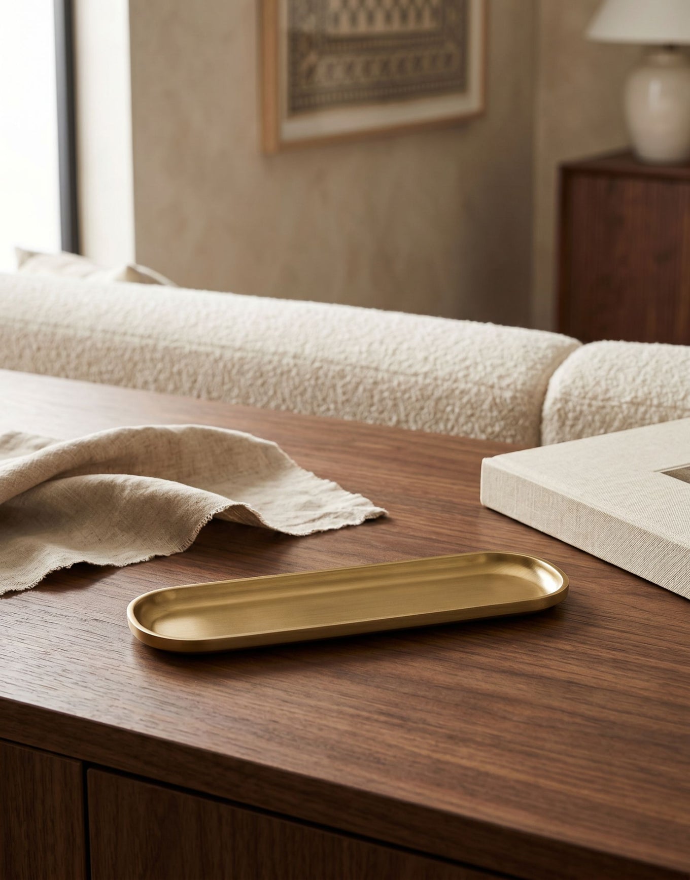Lekh: Brass Pen Tray