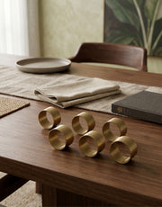 Sutra: Brass Table Napkin Rings