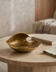Lahar: Brass Wave Bowl