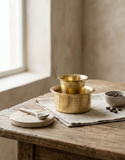 Arka: Brass Coffee Dabara Set