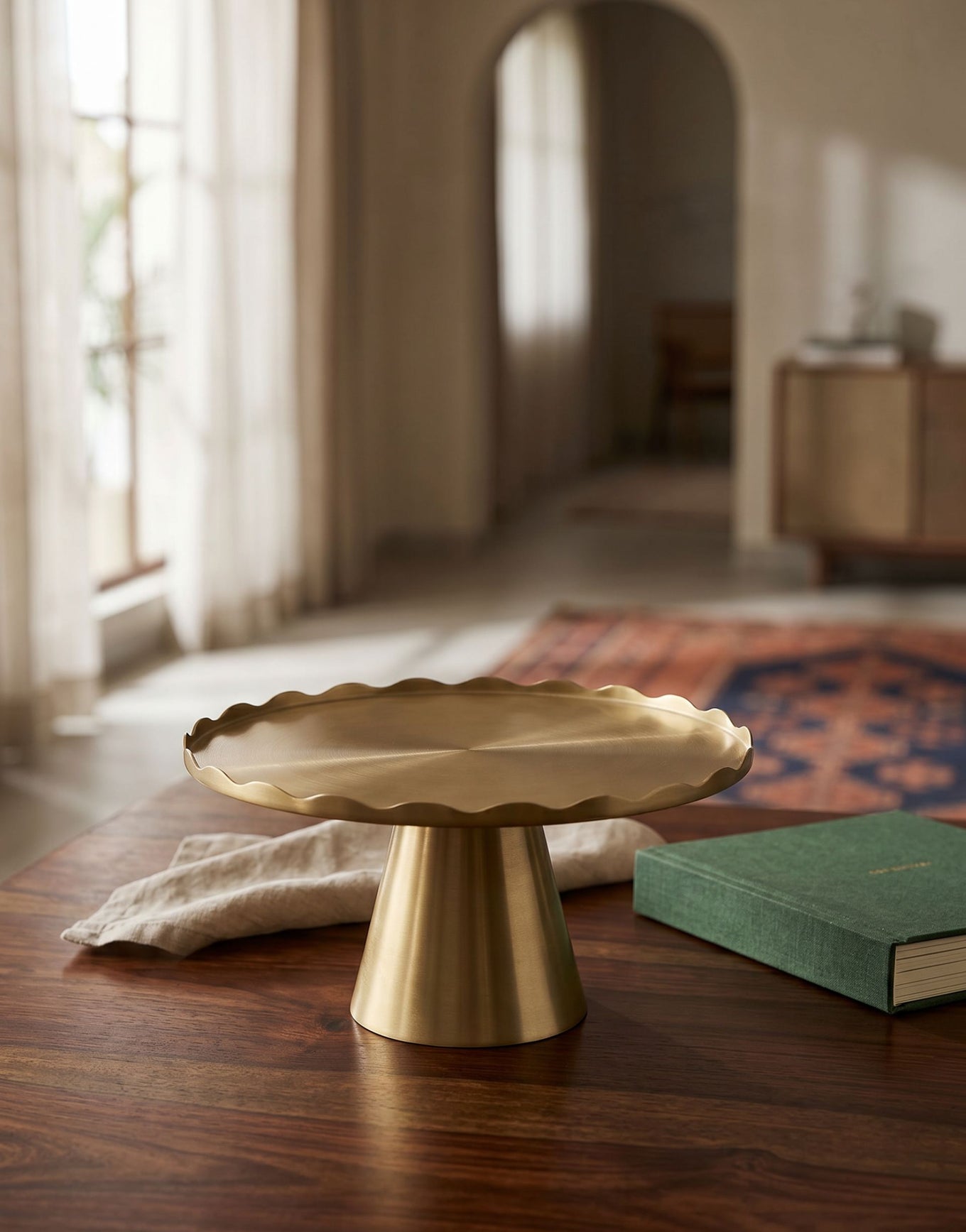 Vedika: Brass Cake Stand