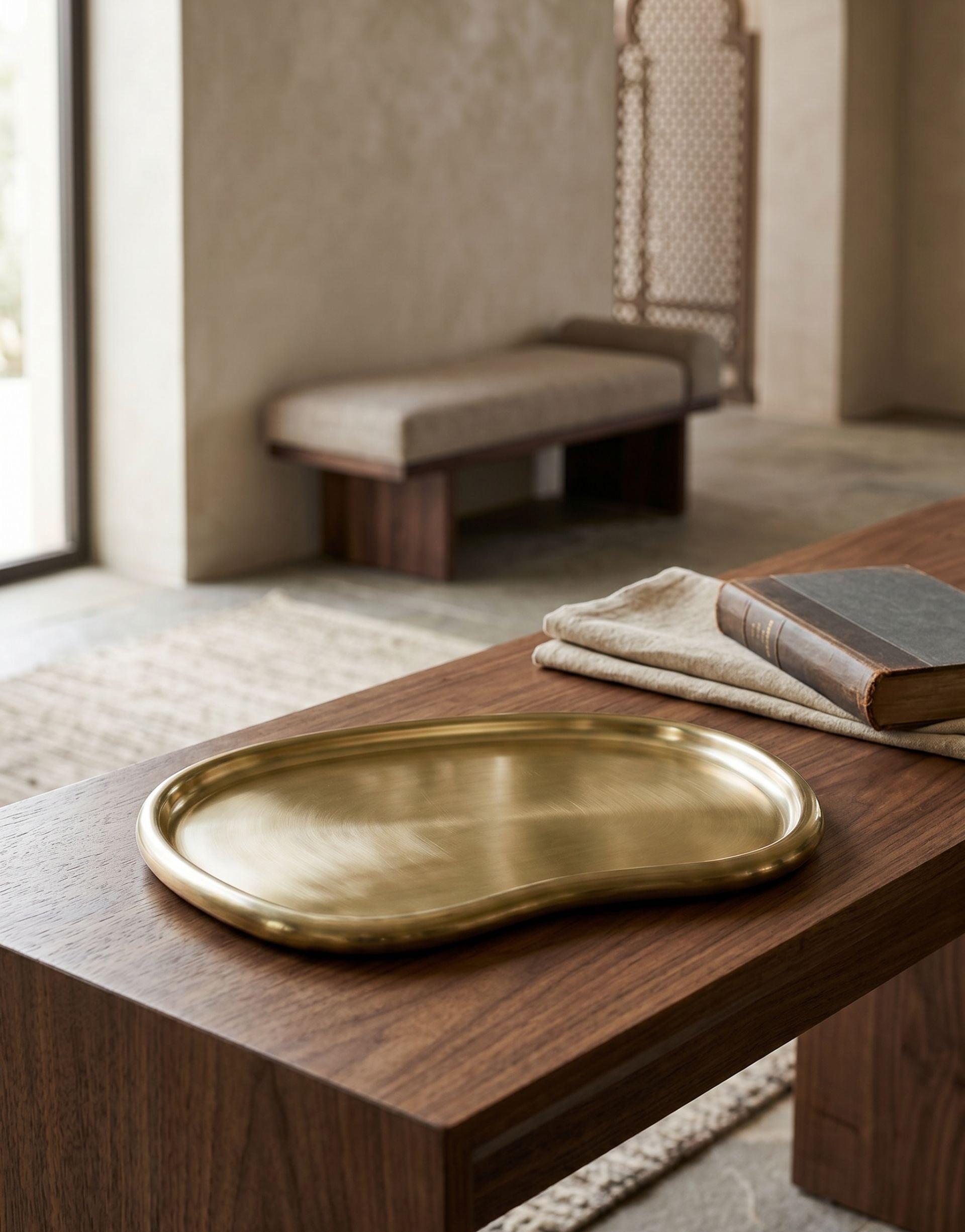 Ayat: Brass Décor Tray